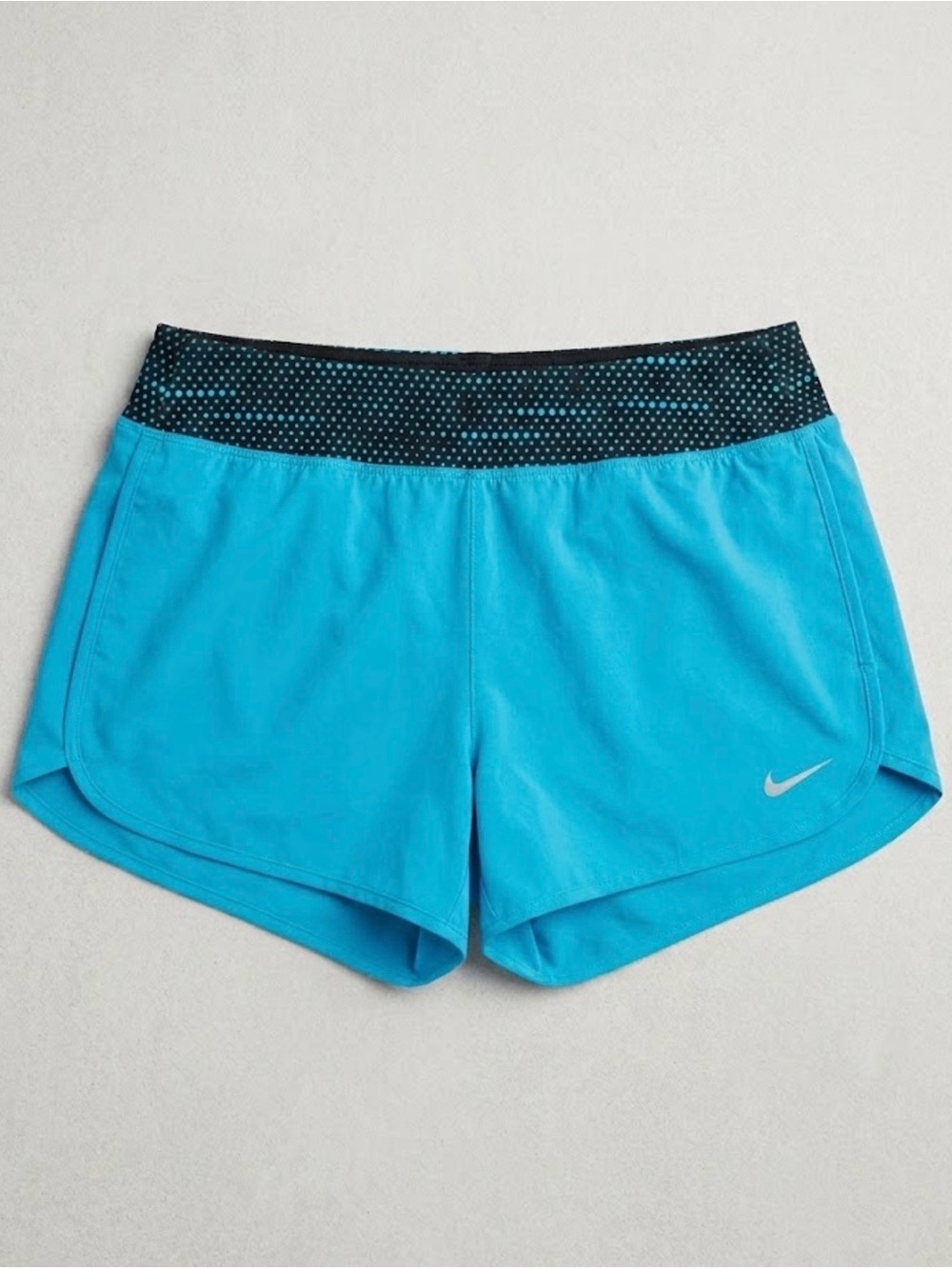Nike Women's Large Dri-FIT Blue Dot Running Shorts - NWT